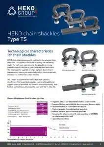 HEKO chain shackles Type-TS