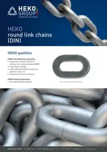 HEKO round link chains (DIN)