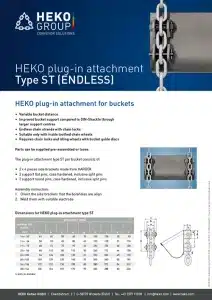 HEKO plug in attachment Type ST (ENDLESS)