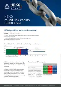 HEKO round link chains (ENDLESS)