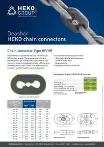 Deasher HEKO chain connectors