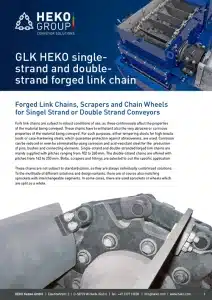HEKO GLK single strand and double strand forged link chain